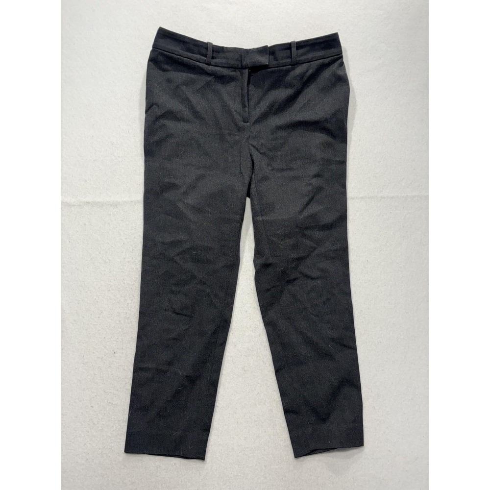 Liz Claiborne Dress Pants Womens 6 Gray Emma Classic Straight Leg Stretch Career